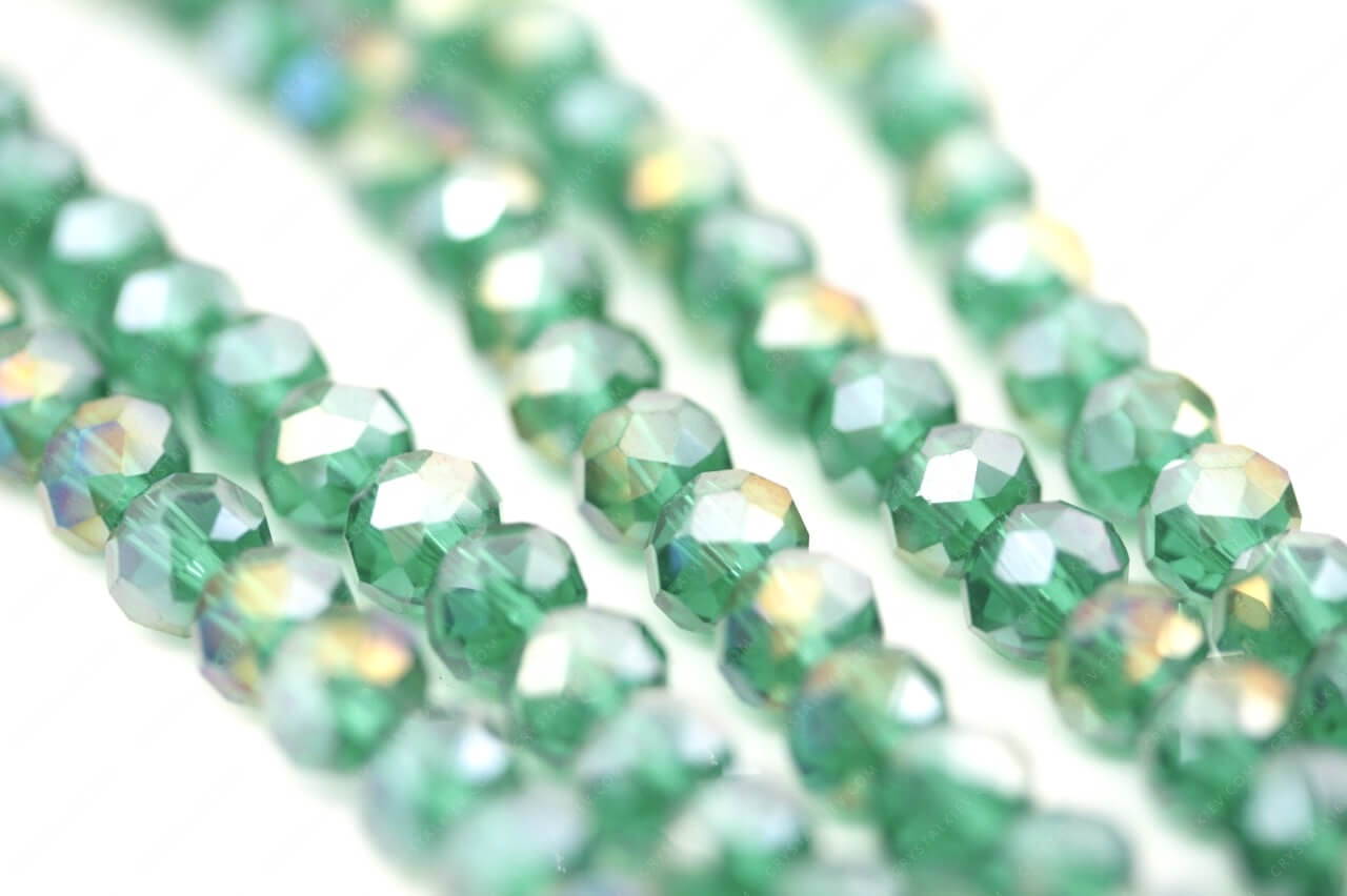 Намистина Рондель Blue Zircon AB